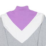 FILA Womens Sweatshirt Purple 1/4 Zip L