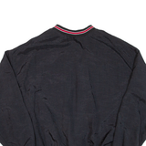 HOLLOWAY Bellaire Mens Sweatshirt Black V-Neck USA XL