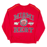 NBA Miami Heat Mens Sweatshirt Red USA XL