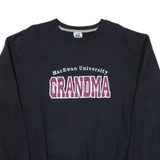 RUSSELL ATHLETIC Macewan University Grandma Womens Sweatshirt Black USA L