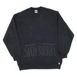 RUSSELL ATHLETIC Santa Barbara Mens Sweatshirt Black USA XL