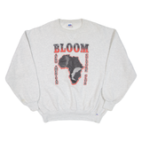 RUSSELL ATHLETIC Afro American Culture Club Mens Sweatshirt Grey USA 2XL