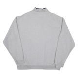 CHAPS RALPH LAUREN Mens Sweatshirt Grey 1/4 Zip L