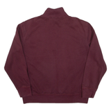 NAUTICA Mens Sweatshirt Maroon 1/4 Zip L