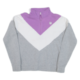 FILA Womens Sweatshirt Grey 1/4 Zip M