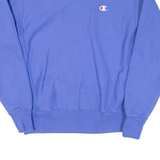 CHAMPION REVERSE WEAVE Womens Sweatshirt Blue M