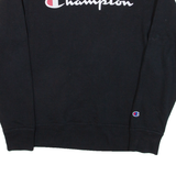 CHAMPION Mens Sweatshirt Black S