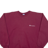 CHAMPION Mens Sweatshirt Maroon L