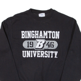 CHAMPION Binghamton University Mens Sweatshirt Black USA S