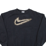 NIKE Womens Sweatshirt Black L