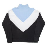 FILA Womens Sweatshirt Blue 1/4 Zip XL