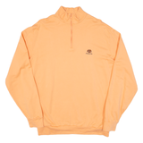 POLO RALPH LAUREN Golf Mens Sweatshirt Orange 1/4 Zip L