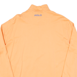 POLO RALPH LAUREN Golf Mens Sweatshirt Orange 1/4 Zip L