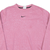 NIKE Womens Sweatshirt Pink M