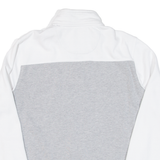 DKNY Womens Sweatshirt Grey 1/4 Zip M