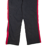 REEBOK Mens Track Pants Black Straight L W34 L29