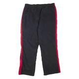 REEBOK Mens Track Pants Black Straight L W34 L29