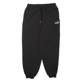 PUMA Mens Track Pants Black Tapered M W30 L26