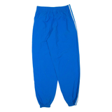 ADIDAS Womens Joggers Blue Tapered UK 10 W26 L28