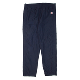 CHAMPION Mens Track Pants Blue Straight S W34 L30