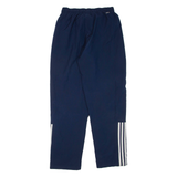 ADIDAS Mens Track Pants Blue Straight S W26 L30