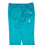 ADIDAS Mens Track Pants Blue Tapered XL W38 L33