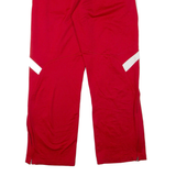ADIDAS Mens Track Pants Red Straight S W32 L30