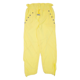 ELLESSE Womens Track Pants Yellow Tapered L W28 L30