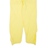 ELLESSE Womens Track Pants Yellow Tapered L W28 L30