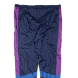 ADIDAS Mens Track Pants Blue Tapered XL W42 L32