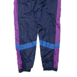 ADIDAS Mens Track Pants Blue Tapered XL W42 L32