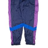 ADIDAS Mens Track Pants Blue Tapered XL W42 L34