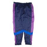 ADIDAS Mens Track Pants Blue Tapered XL W42 L34