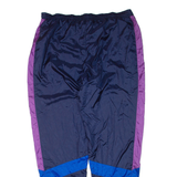 ADIDAS Mens Track Pants Blue Tapered XL W42 L34