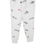 CHAMPION Mens Joggers White Tapered M W28 L30