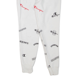 CHAMPION Mens Joggers White Tapered M W28 L30