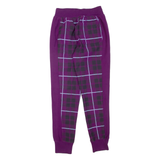 CHAMPION REVERSE WEAVE Check Womens Joggers Purple Tapered S W24 L30