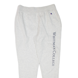 CHAMPION REVERSE WEAVE Whitman College Mens Joggers Grey Tapered L W30 L31