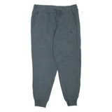 PUMA Mens Joggers Grey Tapered L W32 L29