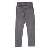 LEVI'S 501S Jeans Womens Grey Skinny Straight W24 L28