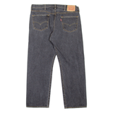 LEVI'S 501 Jeans Mens Grey Regular Straight W35 L27