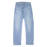 LEVI'S 505 Jeans Mens Blue Regular Straight Stone Wash W30 L32