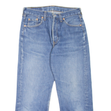 LEVI'S 501 Jeans Mens Blue Regular Straight 90s Stone Wash W30 L25