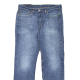 LEVI'S 514 Jeans Mens Blue Slim Straight Stone Wash W34 L30