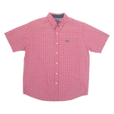 CHAPS Mens Shirt Red Plaid L