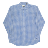 WRANGLER Mens Shirt Blue Plaid Long Sleeve XL