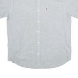 LEVI'S Mens Plain Shirt Grey M