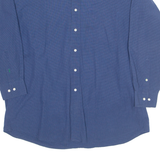 TOMMY HILFIGER Mens Shirt Blue Check Long Sleeve XL