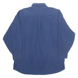 TOMMY HILFIGER Mens Shirt Blue Check Long Sleeve XL