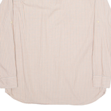 TIMBERLAND Mens Shirt Orange Plaid Long Sleeve L